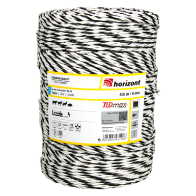 horizont Pasture fence rope turbomax® R6-PE | 400 m | 6 mm