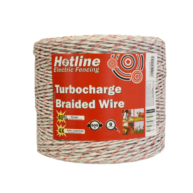 Hotline braided 9 strand electro wire